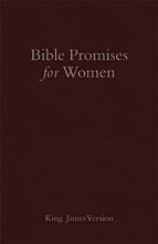 KJV Bible Promises for Women, Cranberry Imitation Leather *Scratch & Dent*