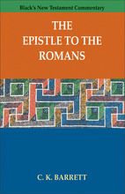 The Epistle to the Romans (Black's New Testament Commentary)