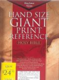 KJV Giant Print Reference Bible, Blue Bonded Leather Indexed (King James Version)