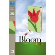 NIV, Bloom Collection Bible, Imitation Leather, Red, Red Letter Edition