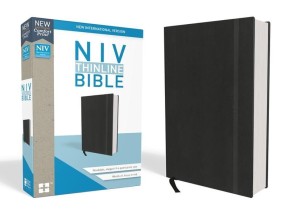 NIV, Thinline Bible, Hardcover, Black, Red Letter Edition, Comfort Print