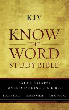 KJV, Know The Word Study Bible, Paperback, Red Letter Edition: Gain a greater understanding of the Bible book by book, verse by verse, or topic by topic
