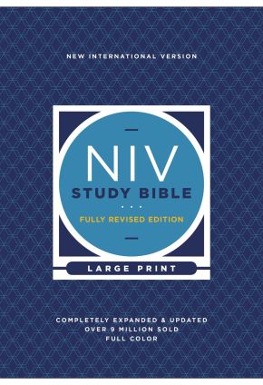NIV Study Bible, Fully Revised Edition, Large Print, Hardcover, Red Letter, Comfort Print