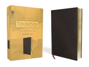 KJV, Thompson Chain-Reference Bible, Handy Size, Bonded Leather, Black, Red Letter