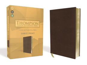 KJV, Thompson Chain-Reference Bible, Large Print, Leathersoft, Brown, Red Letter
