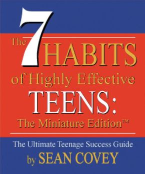 The 7 Habits of Highly Effective Teens: The Miniature Edition (Mini Book) (RP Minis)
