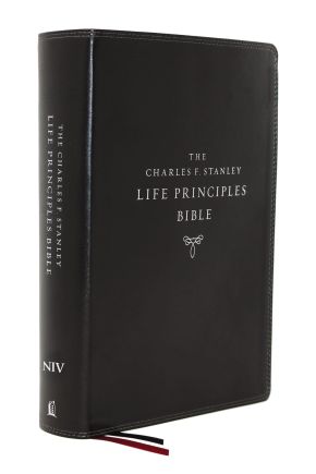 NIV, Charles F. Stanley Life Principles Bible, 2nd Edition, Leathersoft, Black, Comfort Print: Holy Bible, New International Version