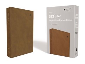 NET Bible, Single-Column Reference, Leathersoft, Brown, Comfort Print: Holy Bible