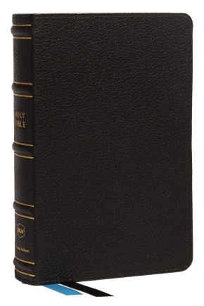 NKJV, Compact Bible, Maclaren Series, Genuine Leather, Black, Comfort Print: Holy Bible, New King James Version