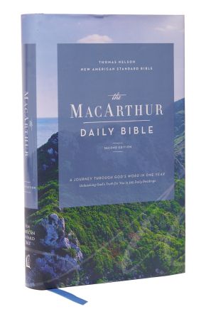 NASB, MacArthur Daily Bible, 2nd Edition, Hardcover, Comfort Print *Scratch & Dent*