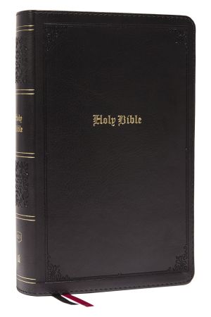 KJV, Personal Size Large Print Single-Column Reference Bible, Leathersoft, Black, Red Letter, Comfort Print: Holy Bible, King James Version