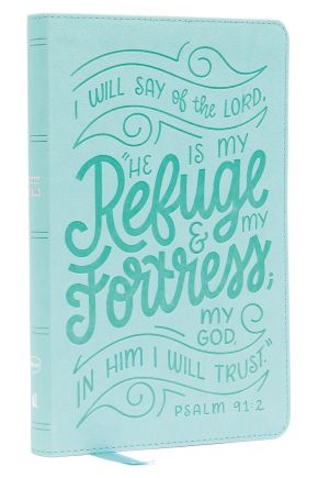 NKJV, Thinline Youth Edition Bible, Verse Art Cover Collection, Leathersoft, Teal, Red Letter, Comfort Print: Holy Bible, New King James Version