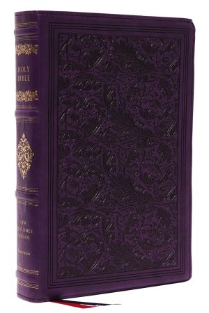 NKJV, Wide-Margin Reference Bible, Sovereign Collection, Leathersoft, Purple, Red Letter, Comfort Print: Holy Bible, New King James Version