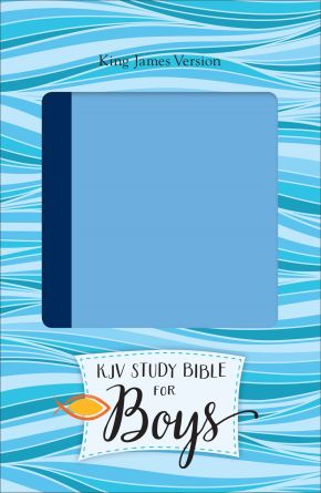 KJV Study Bible for Boys Blue/Light Blue Duravella