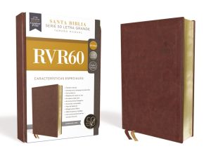 RVR60 Santa Biblia Serie 50 Letra Grande, Tamano Manual, Leathersoft, Cafe (Spanish Edition)