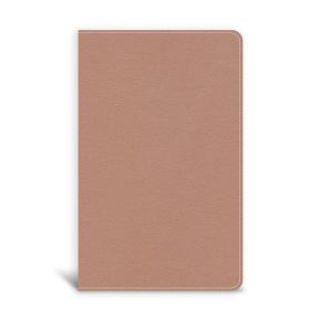CSB On-The-Go Bible, Personal Size, Rose Gold LeatherTouch