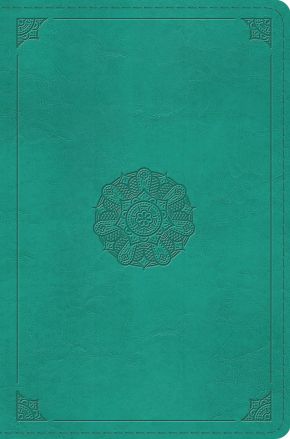 ESV Compact Bible (TruTone, Turquoise, Emblem Design)