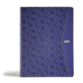 CSB Tony Evans Study Bible, Purple, Black Letter, Study Notes and Commentary, Articles, Videos, Ribbon Marker, Sewn Binding, Easy-to-Read Bible Serif Type