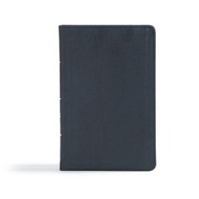 CSB Ultrathin Reference Bible, Black LeatherTouch