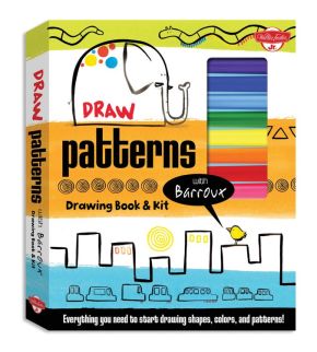 Draw Patterns with Barroux Drawing Book & Kit: Everything you need to start drawing shapes, colors, and patterns! *Scratch & Dent*