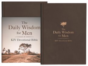 The Daily Wisdom for Men KJV Devotional Bible *Scratch & Dent*