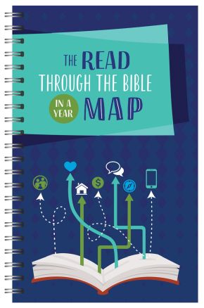 The Read through the Bible in a Year Map (General) (Faith Maps) *Scratch & Dent*