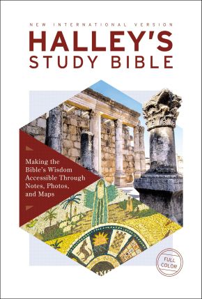 NIV, Halley's Study Bible, Hardcover, Red Letter, Comfort Print *Scratch & Dent*