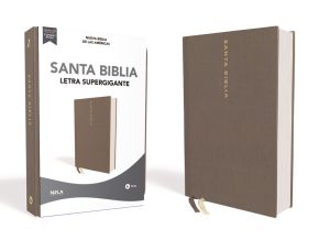 NBLA Santa Biblia, Letra Supergigante, Tapa Dura/Tela, Gris, Edicion Letra Roja (Spanish Edition)
