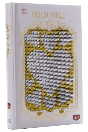 NKJV, Sequin Sparkle and Change Bible, Silver/Gold, Hardcover: New King James Version *Scratch & Dent*