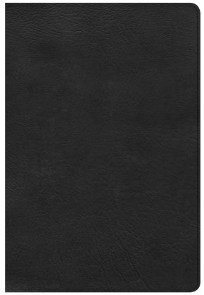 CSB Giant Print Reference Bible, Black LeatherTouch