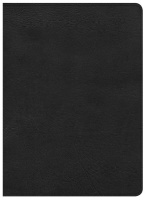 CSB Study Bible, Black Deluxe LeatherTouch, Indexed, Red Letter, Study Notes and Commentary, Illustrations, Ribbon Marker, Sewn Binding, Easy-to-Read Bible Serif Type