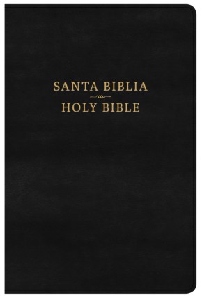 RVR 1960/CSB Biblia bilingue, negro imitacion piel: CSB/RVR 1960 Bilingual Bible, black imitation leather (Spanish Edition)