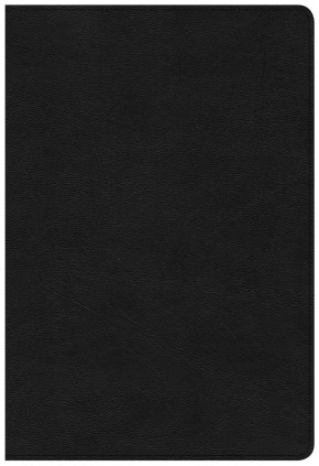 KJV Large Print Ultrathin Reference Bible, Premium Black Genuine Leather, Indexed, Black Letter Edition