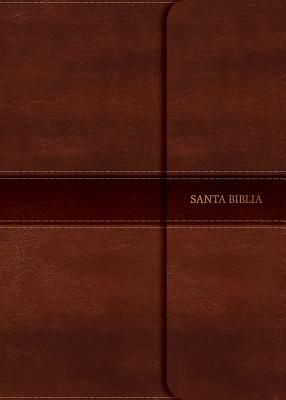 NVI Biblia Letra Grande Tamano Manual marron, simil piel con solapa con iman (Spanish Edition)
