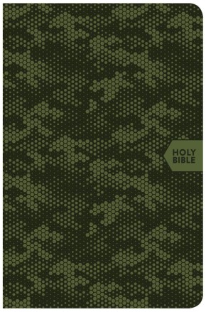 CSB On-the-Go Bible, Green Camouflage