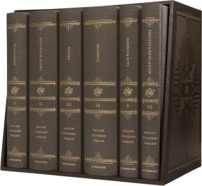 ESV Reader's Bible, Six-Volume Set (Cloth over Board with Permanent Slipcase)