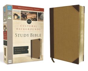 NIV, Cultural Backgrounds Study Bible, Leathersoft, Tan, Red Letter: Bringing to Life the Ancient World of Scripture
