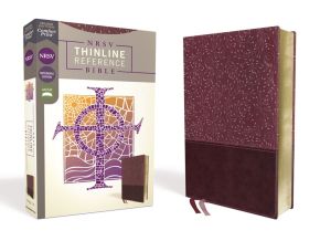 NRSV, Thinline Reference Bible, Leathersoft, Burgundy, Comfort Print