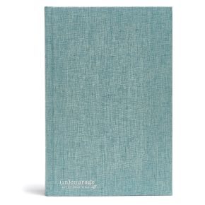 CSB (in)courage Devotional Bible, Green Cloth Over Board