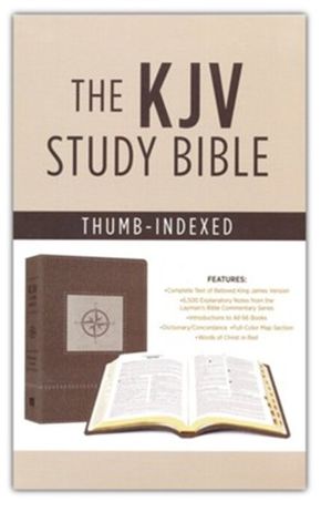 Go-Anywhere KJV Study Bible (Cedar Compass)