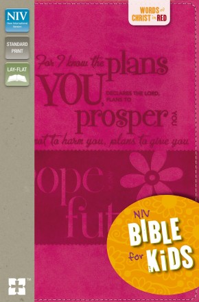 NIV, Bible for Kids, Imitation Leather, Pink, Full Color