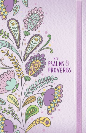 NIV, Psalms and Proverbs, Hardcover, Purple, Comfort Print: Poetry and Wisdom for Today